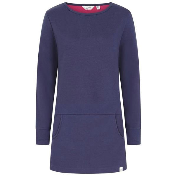 Lazy Jacks Women's Panelled Tunic Top - Twilight