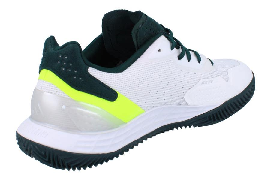 Adidas Defiant Speed 2 M Cl Mens Tennis Shoes Trainers  JH5140 - White Black Grey JH5140 - Photo 2