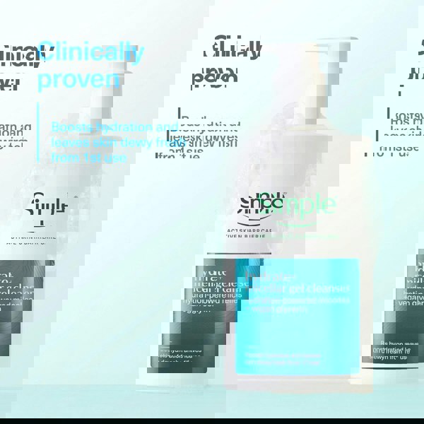 Simple Hydrate+ Micellar Facial Cleanser Refreshing Gentle Face Wash, 240ml