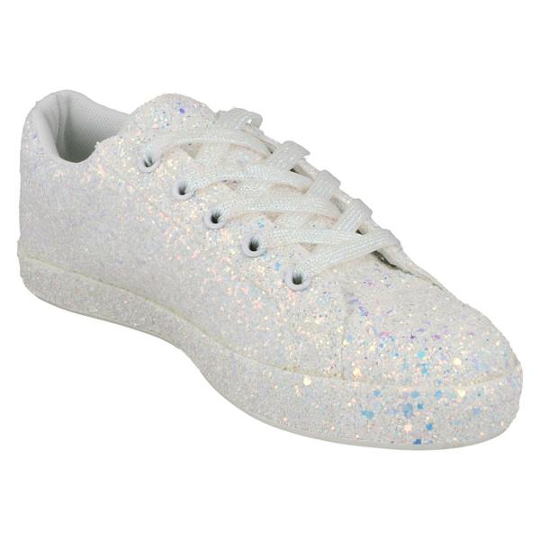 Spot On Ladies Spot On Glitter Trainers F7100