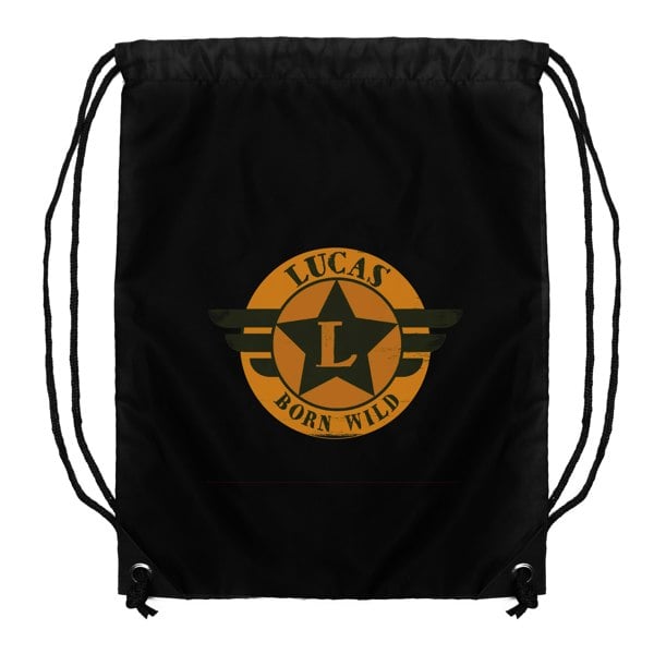 Personalised Memento Company Personalised Badge Black Kit Bag