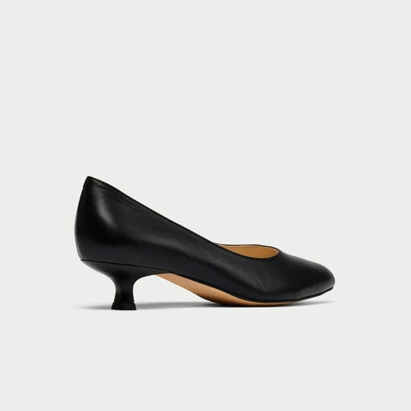 Calla Claudia Shoes - Black Leather