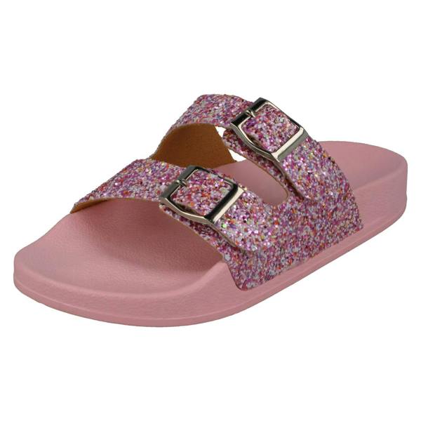 Spot On Girls Spot On Glittery Mules H0317