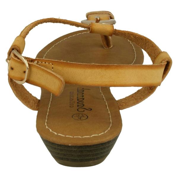 Savannah Ladies Savannah Wedge Toe Post Sandals