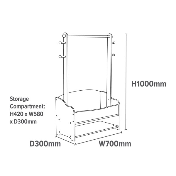 TF6203-W-white-and-grey-hanging-rail-dimensions