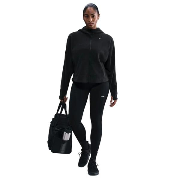 Nike Womens/Ladies Relaxed Fit Hooded Jacket - Black - 