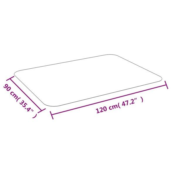 Berkfield Floor Mat For Laminate Carpet 90 cm x 120 cm
