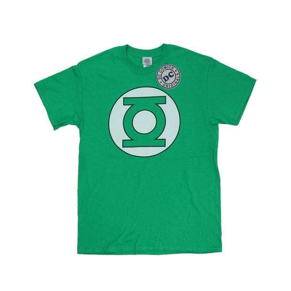 DC Comics Mens Green Lantern Logo T-Shirt - Kelly Green