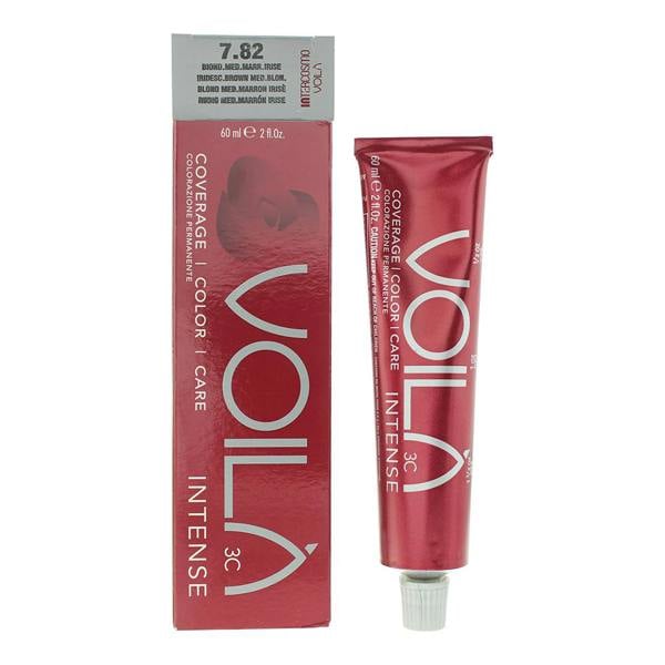 Intercosmo Voila 3C Hair Colour 60ml - 7.82 Iridescent Brown Medium Blonde