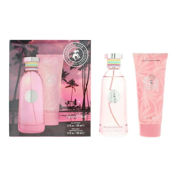 Caribbean Joe Tropical Haven Eau de Parfum 100ml + Body Lotion Gift Set