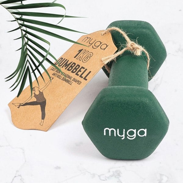 Myga Hex Dumbbell Pairs: 1kg to 10kg