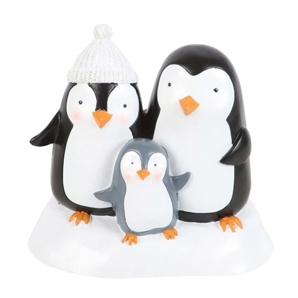 Serano Penguin Family Resin Ornament