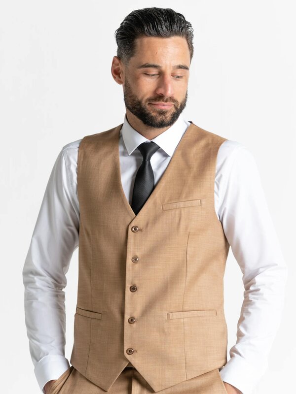 V2 Classic Henry - Sand Three Piece Suit