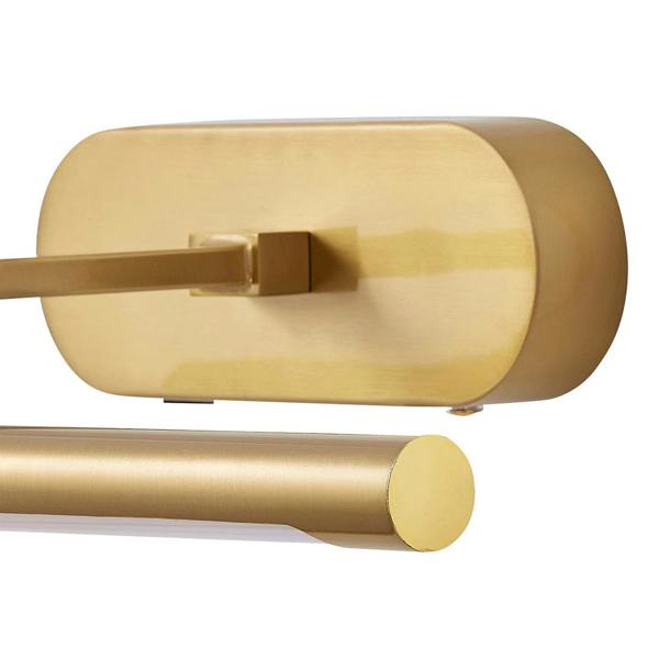 Pagazzi Lighting Jana Satin Brass Magnetic LED Picture Light