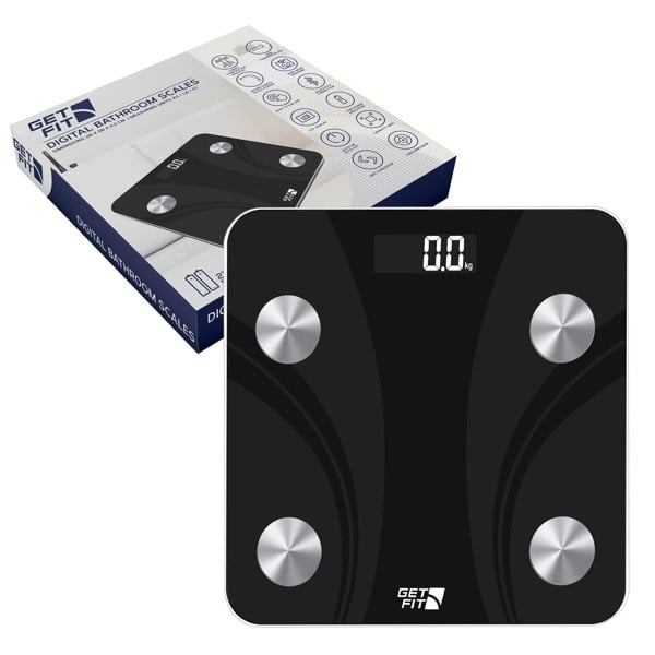 Get Fit Smart Bathroom Scales Digital Body Weighing Scale Connect IOS/Android