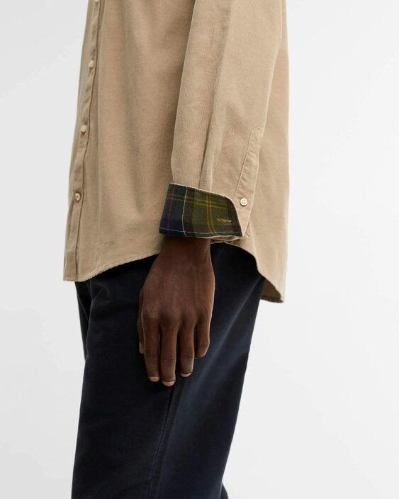 Barbour Ramsey Tailored Long-Sleeved Shirt - Washed Stone