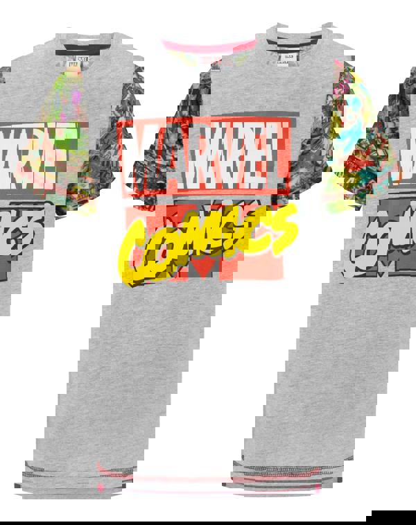 Marvel Boys Grey Short Sleeved T-Shirt