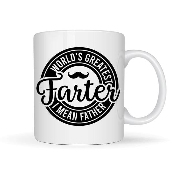 Aye Do Gifts World's Greatest Farter I Mean Father Mug Gift | Dad Father's Day Gift