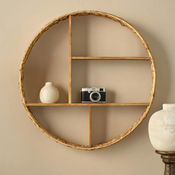 Arles Water Hyacinth Wall Shelf
