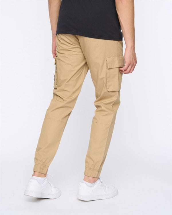 Duck and Cover Chesser Jog Pants - Stone