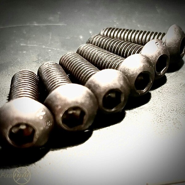 Fixaball UNC 5/16" Socket Screw Button High Tensile 10.9 Self-Colour