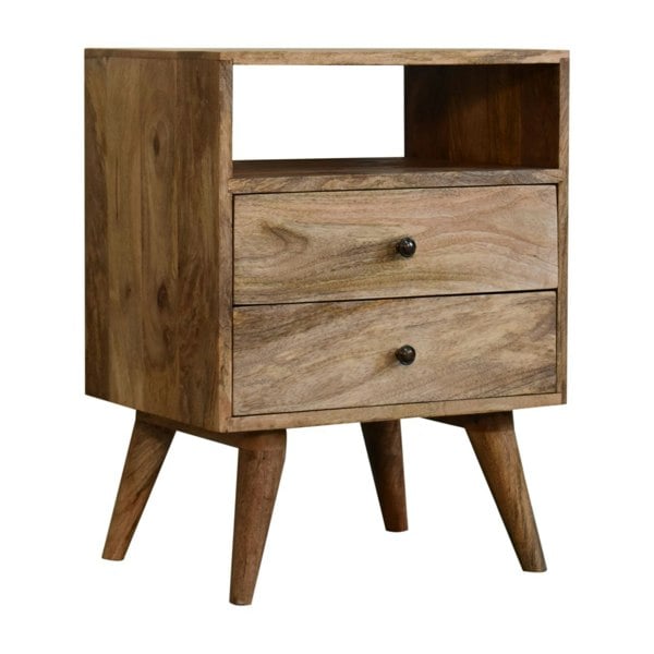Artisan Furniture Solid Wood Classic Oak-ish Bedside