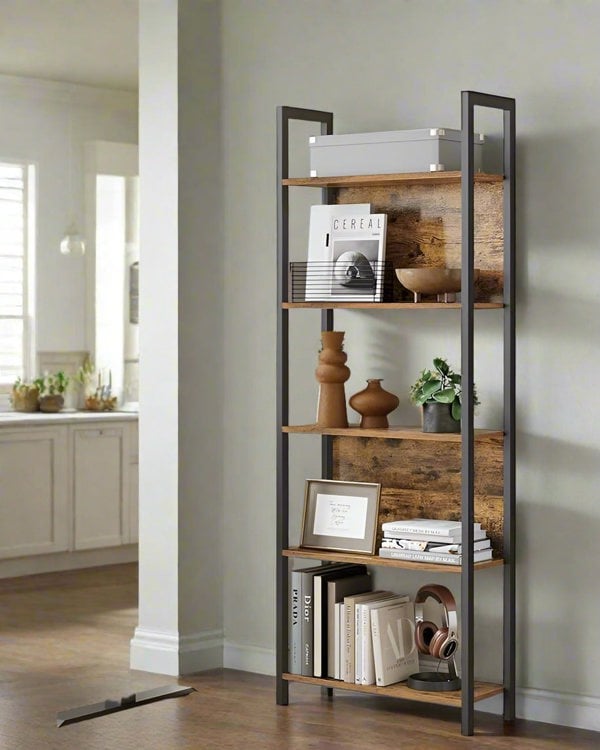 Modcraft 6-Shelf Industrial Bookcase with Steel Structure