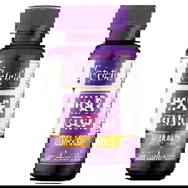 Vitabiotics Perfectil Hair Crush Natural Mixed Berry Flavour Vegan Gummies x 60