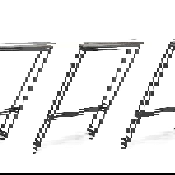 Garden Grey Dining High Table with Metal Legs Garden Dining Tables Living and Home