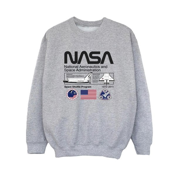 NASA Boys Space Admin Sweatshirt - Sports Grey