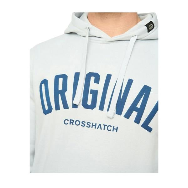 Crosshatch Mens Kensby Hoodie - Light Blue - 