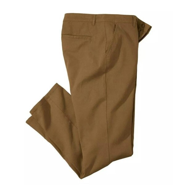 Atlas For Men Mens Plain Chinos - Light Brown