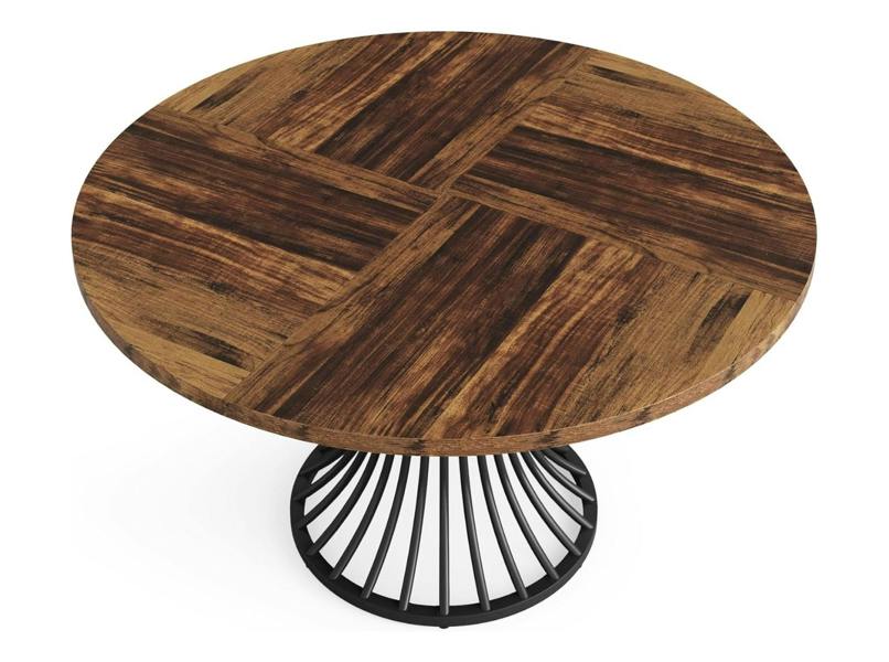PHD Furniture AXIS Round Dining Table Ø120cm – Rustic Brown