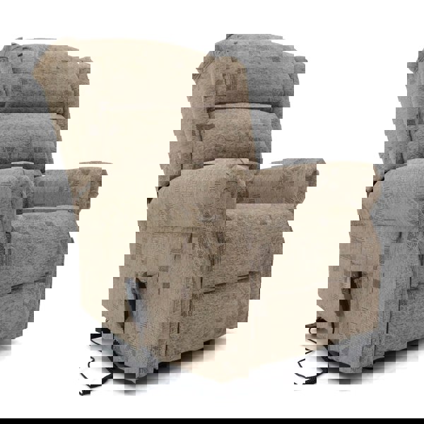 Malton Patterned Rise and Recline Armchair Electric Dual Motor - 2