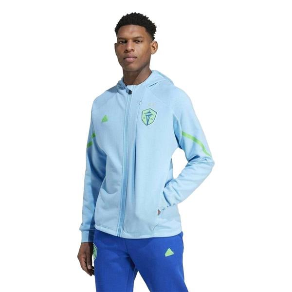 Adidas Mens Seattle Sounders FC Anorak - Blue Burst - 