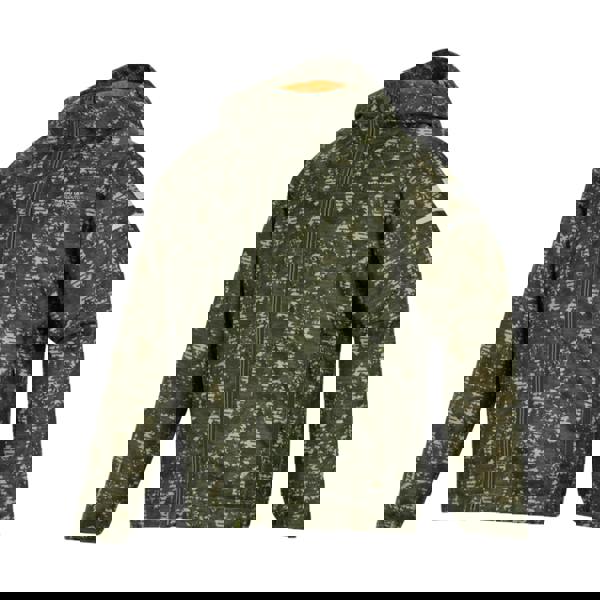 Regatta Childrens/Kids Lever II Camo Waterproof Jacket - Light Sage - 