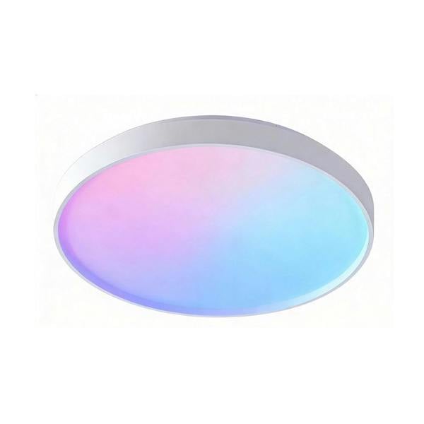 ENER-J 40W Scenic Surface LED Ceiling Light with multiple built-in modes, CCT+RGBIC, Round, Size: 380mm