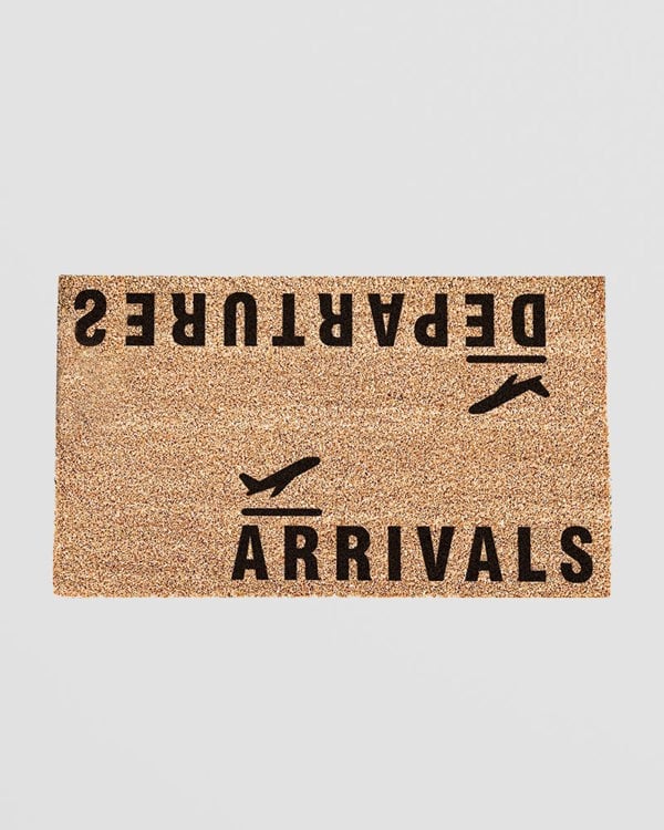 Arrivals And Departures Doormat