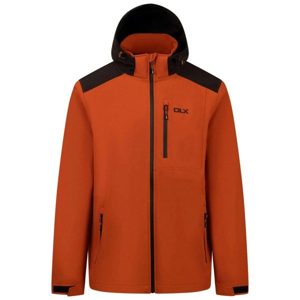 Trespass Mens Durand DLX Soft Shell Jacket - Burnt Orange