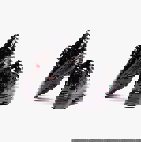 Kickers 116228 LACH T-BAR Girls School Shoes Black Patent