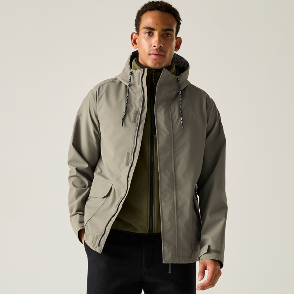 Regatta Mens Shorebay Waterproof Insulated Jacket - Smokey Olive/Black