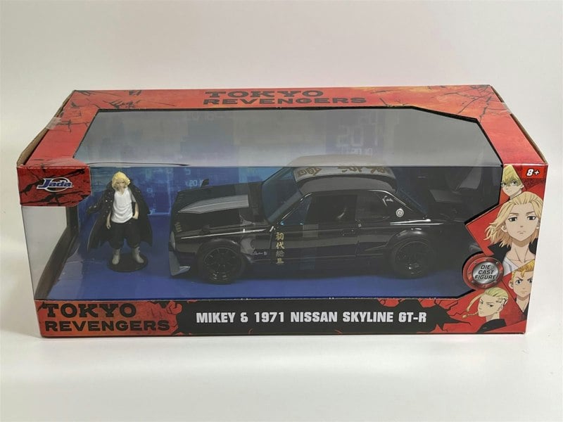 Jada Tokyo Revengers Mikey Figure and 1971 Nissan Skyline GT-R 1:24 Scale Jada 253255064