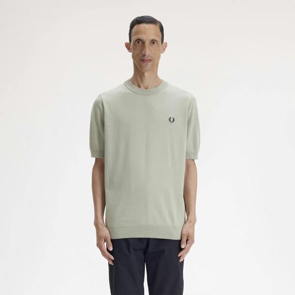 Fred Perry Cotton Knitted T-Shirt