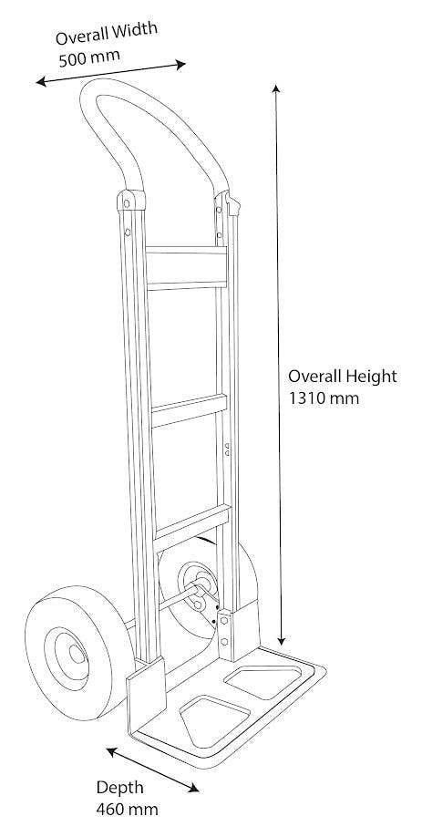 Workhorse Heavy Duty Delivery Drivers Truck, 225 Kg Capacity