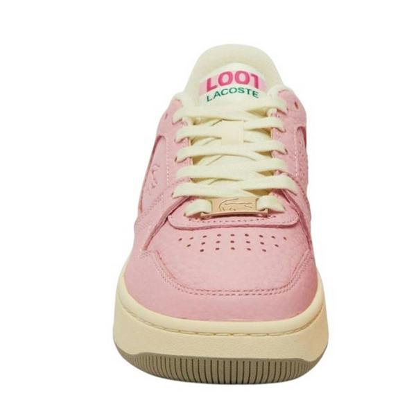 Lacoste Womens/Ladies Leather Trainers - Pink - 