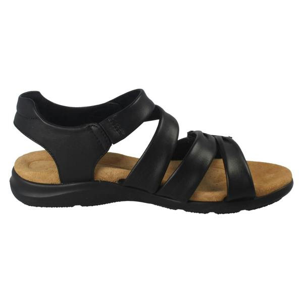 Clarks Ladies Clarks Casual Hook and Loop Sandals Kitly Ave