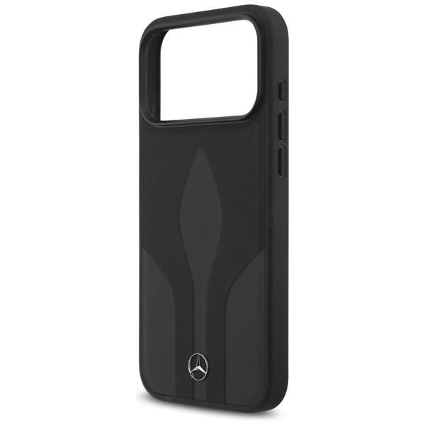 Mercedes Leather The Move Case with MagSafe for iPhone 17 Pro Max 6.9" Black - MEHMP17X25ROLAUK