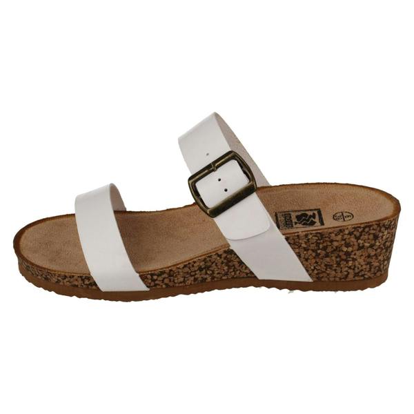 Down to Earth Ladies Down To Earth Mid Wedge Mule Sandals F12087