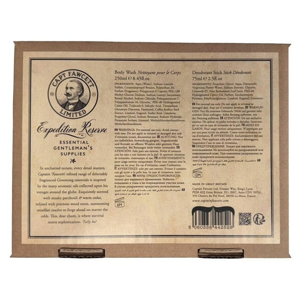 Captain Fawcett's Expedition Reserve Gentleman's Supplies Gift Set