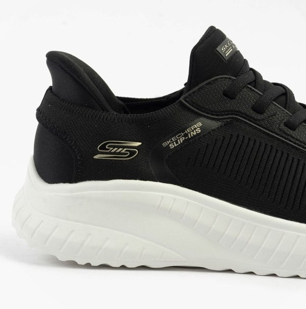 Skechers BOBS SPORT SQUAD Womens Trainers Black